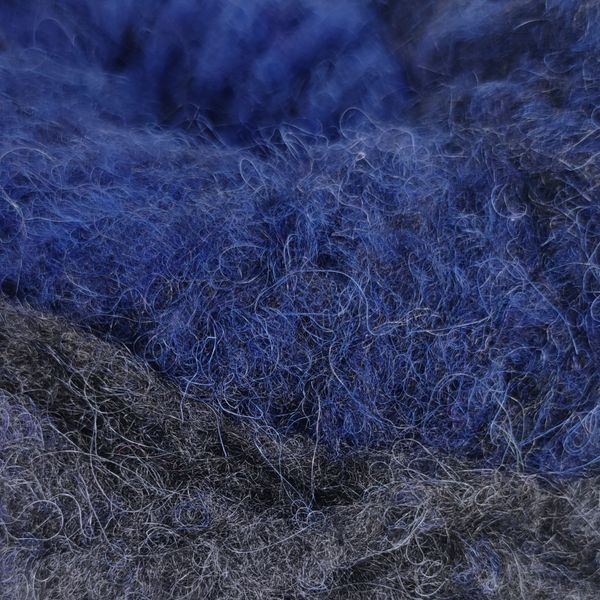 Piuma Alpaca Degrade yarn, blue 8, Laines du Nord