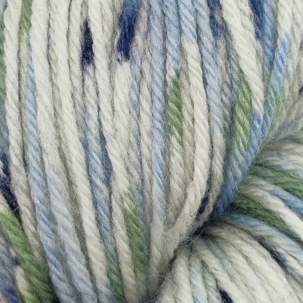 Пряжа Baby Merino Print/Бэби Мерино Принт, голубой-зелёный SE467, Etrofil 14 фото
