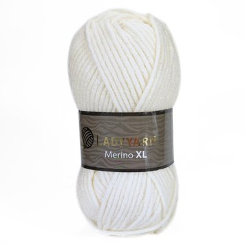 ПРЯЖА MERINO XL/МЕРИНО XL, молочный NW001 2477 фото