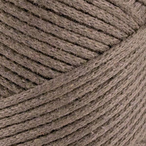 Пряжа Cotton Macrame/Котон Макраме, темно-коричневий 1001/210, Hobby Trend 5647 фото