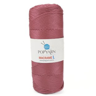 Пряжа Macrame L/Макраме Л, запорошена троянда В-435, Popyarn 1328 фото