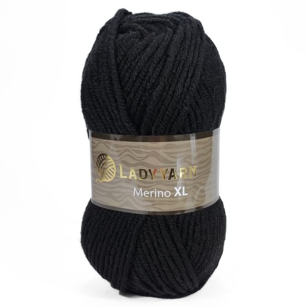 ПРЯЖА MERINO XL/МЕРИНО XL, черный NW024 2479 фото