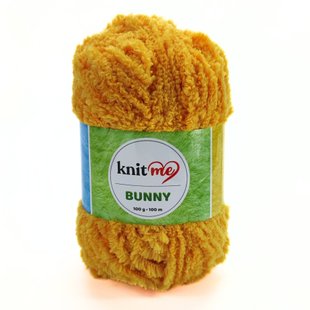 Пряжа Bunny/Банні, горячий жовтий 984, Knit Me 918 фото