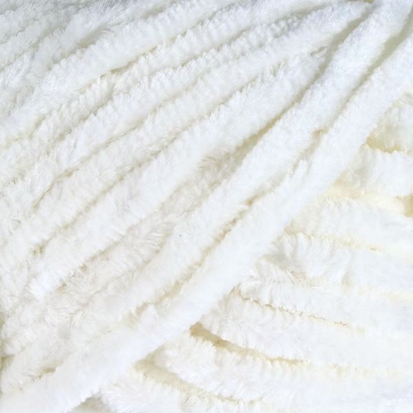 Пряжа Baby Soft Kiss/Бебі Софт Кіс, білосніжний PL178, Lady Yarn 5696 фото