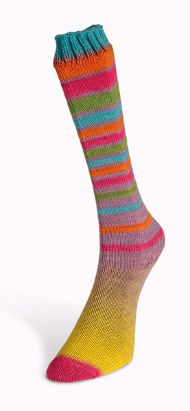 Пряжа Infinity Sock/Інфініті Сок, мультіколор-смуги 18, Laines du Nord 3907 фото