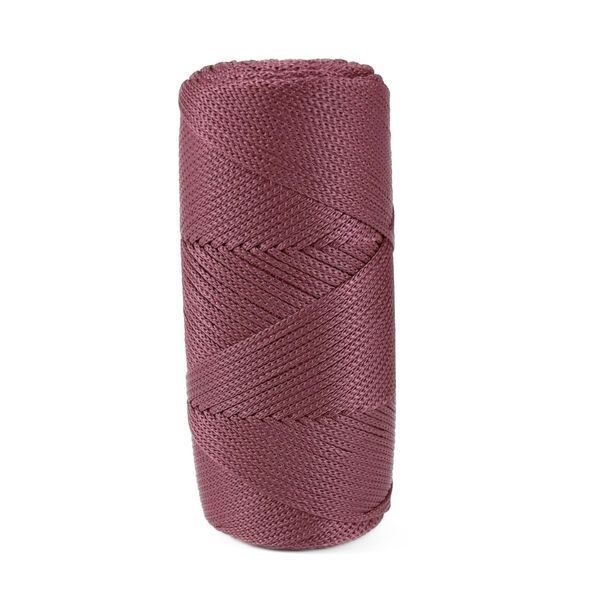 Пряжа Macrame №4/Макраме №4, бордовий 2002/110, Hobby Trend 5503 фото