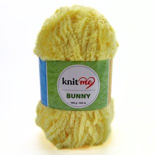 Пряжа Bunny/Банні, лимонний 983, Knit Me 923 фото