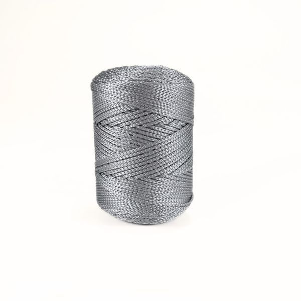 Пряжа Macrame №3/Макраме №3, светло-серый 2001/061, Hobby Trend 5604 фото