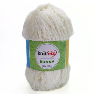 Пряжа Bunny/Банні, молочний 980, Knit Me 924 фото