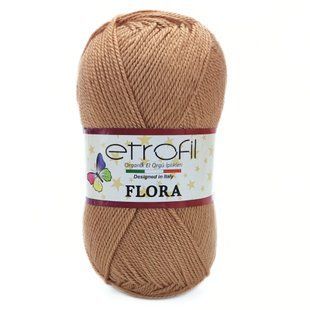 Пряжа Flora/Флора, бежевий 70767, Etrofil 385 фото