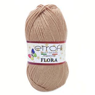 Пряжа Flora/Флора, світло-бежевий 70768, Etrofil 386 фото