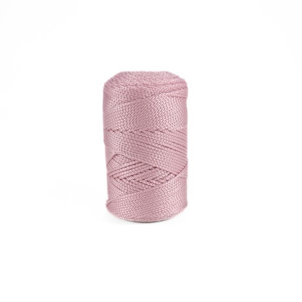 Пряжа Macrame №3/Макраме №3, пудровий рожевий 2001/072, Hobby Trend 5606 фото