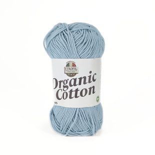 Пряжа Organic Cotton/Органик Коттон, серо-голубой 75425, Etrofil 5386 фото