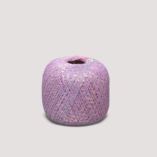 Elvis Yarn, pink-lavender-light blue-turquoise-peach (holographic sequins) 1014, Sesia