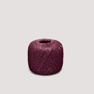 Elvis Yarn, burgundy-purple-orange (holographic sequins) 3345, Sesia