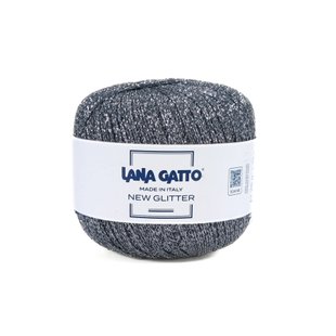 Пряжа New Glitter/Нью Гліттер, блакитно-сірий 30781, Lana Gatto 3764 фото