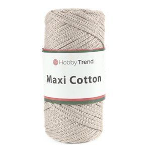 Пряжа Maxi Cotton/Максі Котон, бежева пудра 1005/016, Hobby Trend 5934 фото