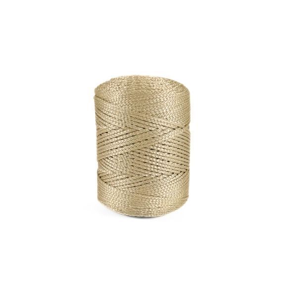 Пряжа Macrame №3/Макраме №3, золото 2001/036, Hobby Trend 5610 фото