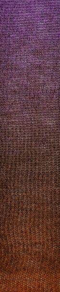 Пряжа Poema Mohair/Поема Мохер, фіолетовий-коричневий-кориця мультиколор 6, Laines du Nord 4953 фото