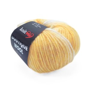 Пряжа Boutique Wool/Бутік Вул, молочний-жовтий КВ02, Knit Me 629 фото