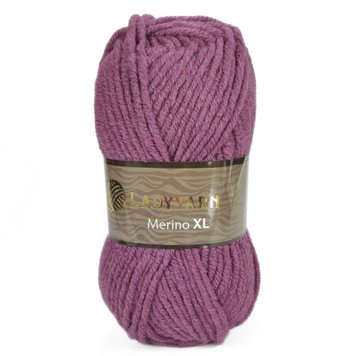 Пряжа Merino XL/Меріно XL, бузковий NW015 2492 фото