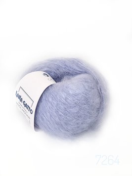 Пряжа Wool Mohair/Вул Мохер, голубой 7264, Lana Gatto 4011 фото