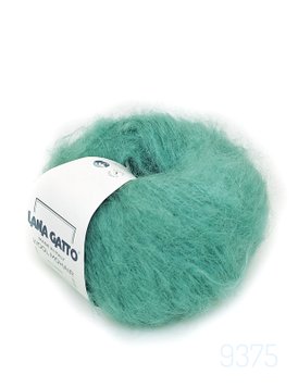 Пряжа Wool Mohair/Вул Мохер, бірюзовий 9375, Lana Gatto 4012 фото