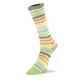 Пряжа Summer Sock Infinity/Саммер Сок Інфініті салатовий-ментоловий-лимонний-помаранчевий-сірий-білий 400, Laines du Nord 5707 фото