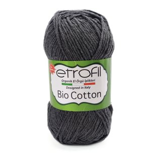 Пряжа Bio Cotton/Біо Котон, темно-сірий 10103, Etrofil 282 фото