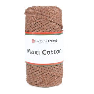 Пряжа Maxi Cotton/Максі Котон, коричневий 1005/038, Hobby Trend 5938 фото