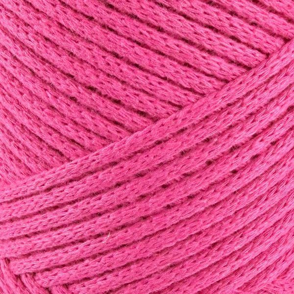 Пряжа Cotton Macrame/Котон Макраме, яскраво-рожевий 1001/082, Hobby Trend 5614 фото