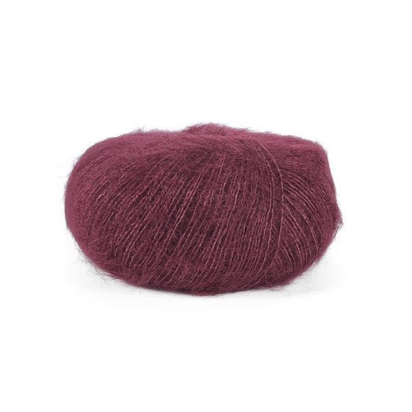 Пряжа Silk Mohair/Сілк Мохер, темно-бордовий 7261, Lana Gatto 5258 фото