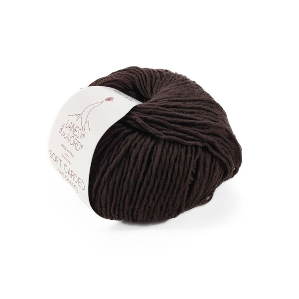 Пряжа Soft Carded Merino/Софт Кардед Меріно, шоколад 9, Laines du Nord 2152 фото