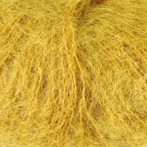 Пряжа Super Kid Mohair/Супер Кид Мохер, горчичный 2427 Campolmi 5657 фото