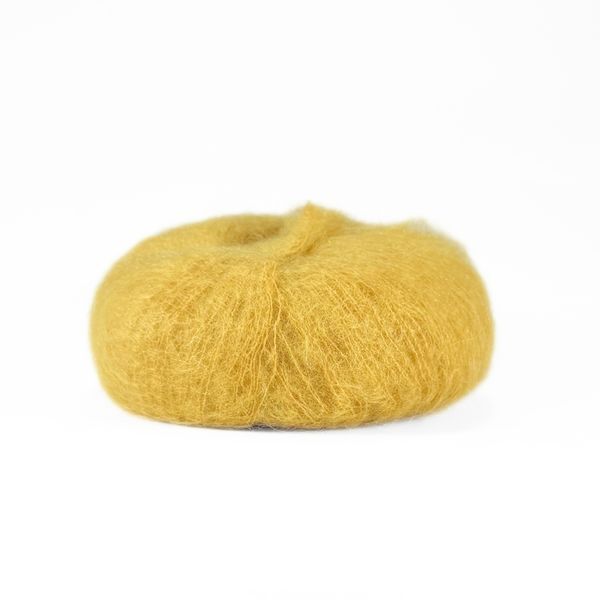 Пряжа Super Kid Mohair/Супер Кид Мохер, горчичный 2427 Campolmi 5657 фото