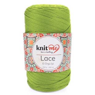 Пряжа Lace/Лейс, салатовий 609, Knit Me 968 фото