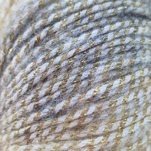 Пряжа Romance/Романс, молочний-сірий-бежевий KR 09, Knit Me 655 фото