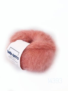 Пряжа Wool Mohair/Вул Мохер, англійська троянда 14393, Lana Gatto 4015 фото