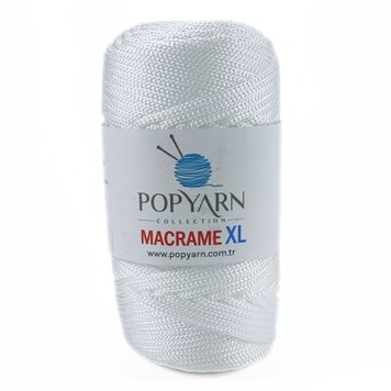 ПРЯЖА MACRAME XL/МАКРАМЕ XL, білий В-401 1346 фото