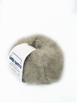 Пряжа Wool Mohair/Вул Мохер, зелено-сірий 30144, Lana Gatto 4016 фото