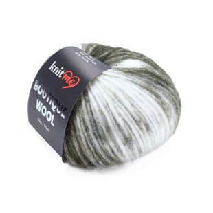 Пряжа Boutique Wool/Бутік Вул, болотяний-молочний КВ08, Knit Me 635 фото