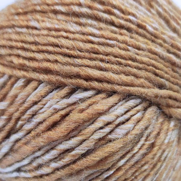 Пряжа Dream Wool/Дрим Вул, коричневый-светло бежевый KD01, Knit Me 620 фото