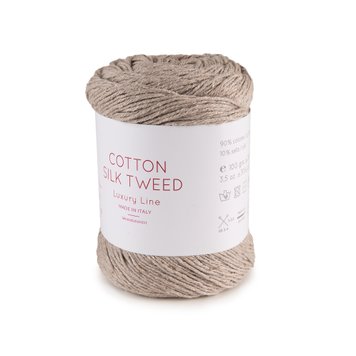 Пряжа Cotton Silk Tweed/Котон Сілк Твід, сіро-бежевий 8868, Laines du Nord 3171 фото