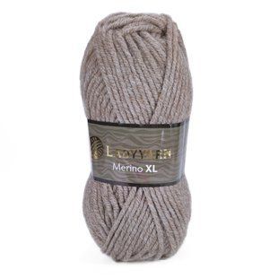Пряжа Merino XL/Меріно ХЛ, какао NW004, Lady Yarn 2500 фото