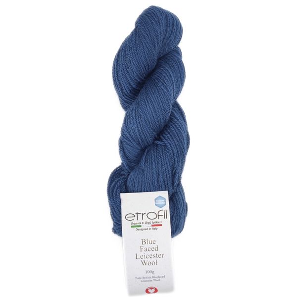 Пряжа Blue Faced Leicester Wool/Блю Фейс Лейстер Вул, синій Midnight blue 75179 3823 фото