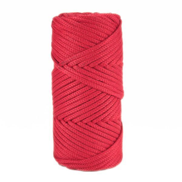 Пряжа Maxi Cotton/Макси Котон, красный 1005/100, Hobby Trend 5943 фото
