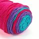 HAPPY WOOL/ХЕППІ ВУЛ, бірюзовий-бузковий-рожевий HW14 1151 фото 3