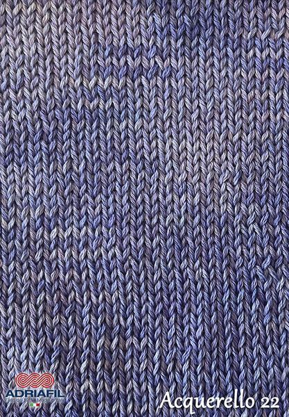 Acquerello/Aquarello yarn, purple 22, Adriafil