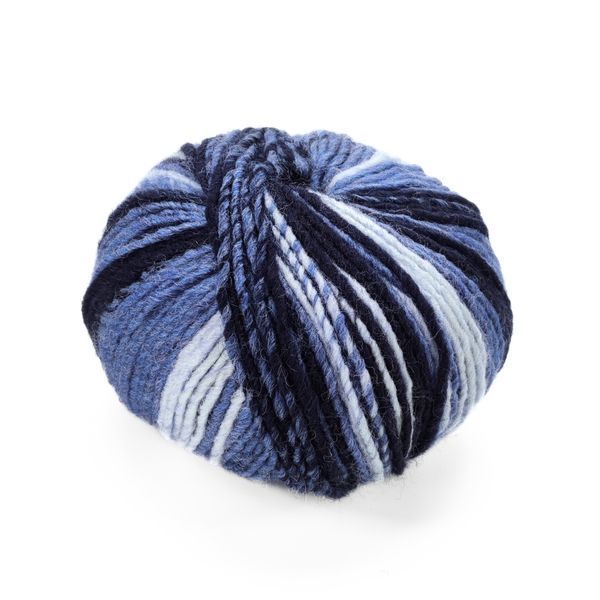 Пряжа Dream Wool/Дрім Вул, темно синій-синій -блакитний KD05, Knit Me 623 фото