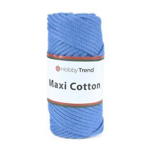 Пряжа Maxi Cotton/Максі Котон, яскраво-блакитний 1005/138, Hobby Trend 5946 фото